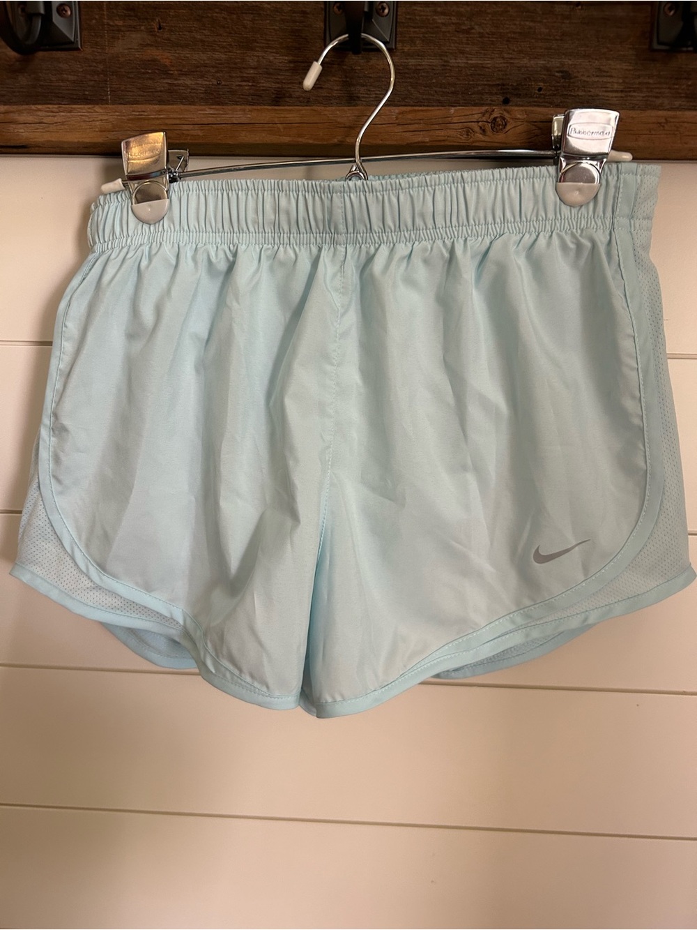 Nike Women’s Pale Blue Athletic Running Shorts